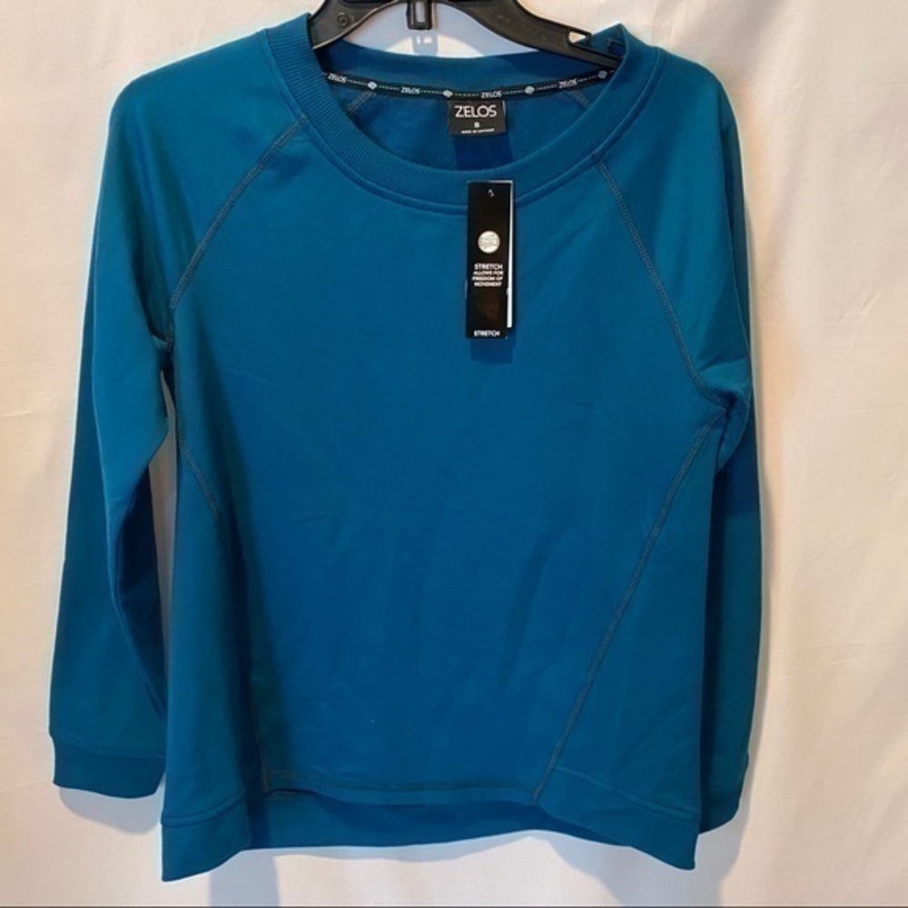 Zelos Core Fleece Teal. NWT Small